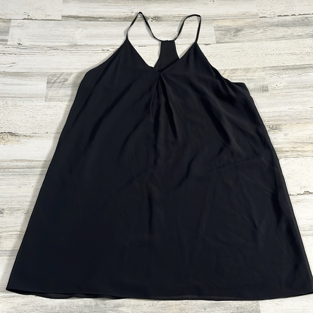 Alice + Olivia Black Racer Back Dress Size L NWT - Picture 2 of 9